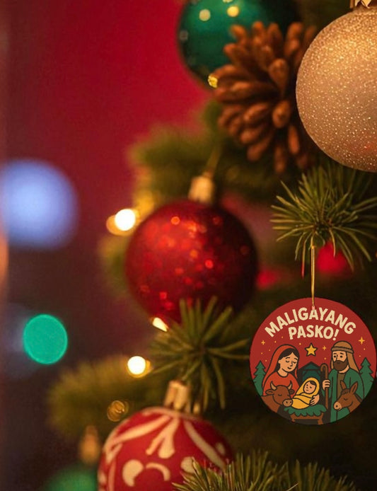 6 Custom 3x3 Round Photo Ornament